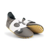 Bobux - Scarpina Soft Sole Tg. S - La cosa migliore dopo i piedi scalzi! - Colore Bobux: Panda Bianco