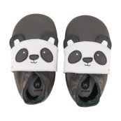 Bobux - Scarpina Soft Sole Tg. S - La cosa migliore dopo i piedi scalzi! - Colore Bobux: Panda Bianco