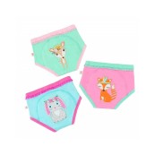 Zoocchini - Mutandine di apprendimento 2/3 Anni - Training Pants - Disegno: Principessa