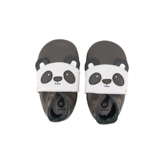 Bobux - Scarpina Soft Sole Tg. S - La cosa migliore dopo i piedi scalzi! - Colore Bobux: Panda Bianco