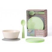 MiniWare - Il mio Primo Set Pappa - Dai 4 mesi - Colori MiniWare: Vanilla / Key Lime