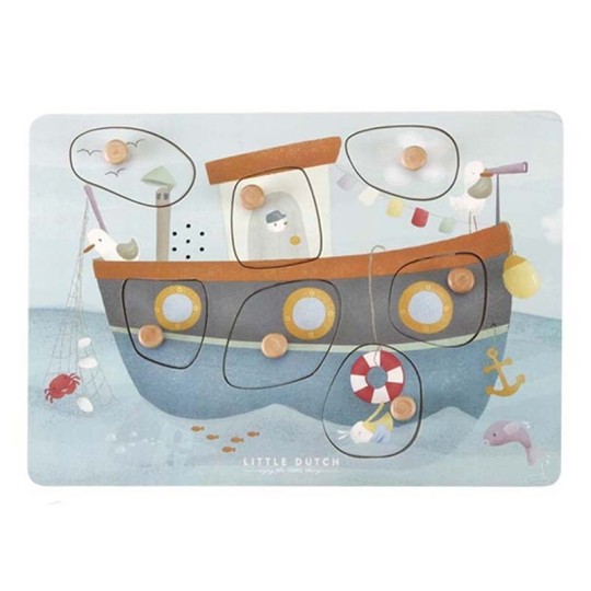 Little Dutch - Puzzle sonoro - Da 12 mesi - Colori Little Dutch: Saylors Bay