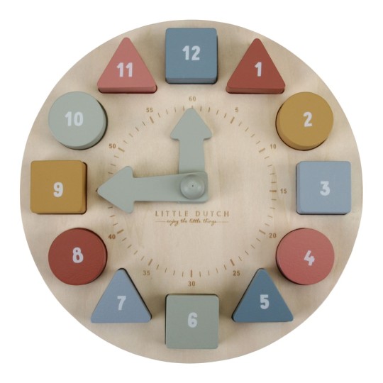 Little Dutch - Puzzle Orologio in legno