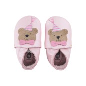 Bobux - Scarpina Soft Sole Tg. XL - La cosa migliore dopo i piedi scalzi! - Colore Bobux: Orso Rosa