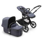 Bugaboo - Fox5 Completo - Il passeggino adatto a tutti i tipi di terreno - Colori Bugaboo: Graphite/Stormy Blue