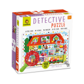 Ludattica - Detective Puzzle - Con Lente di ingrandimento - Versioni Ludattica: La mia casa