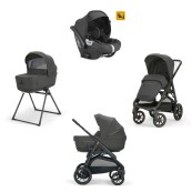 Inglesina - Trio Aptica XT 2023 con seggiolino Darwin - Compreso di telaio - Colore Inglesina: Magnet Grey