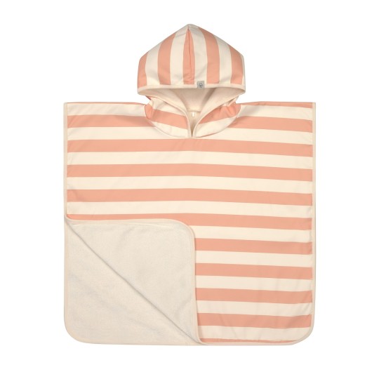 Lässig - Poncho e telo da spiaggia Reversibile - Colori Lässig: block stripes milky/peach