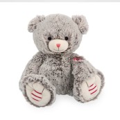 Kaloo - Peluche musicale Grigio Prestige - 31cm - Versioni Kaloo: Orso