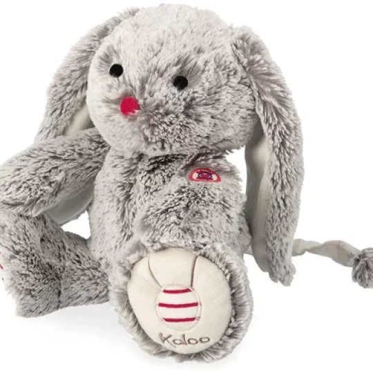 Kaloo - Peluche musicale Grigio Prestige - 31cm - Versioni Kaloo: Coniglio