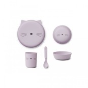 Liewood - Set pappa Brody in plastica - 4pezzi - Colore Liewood: Light Lavander