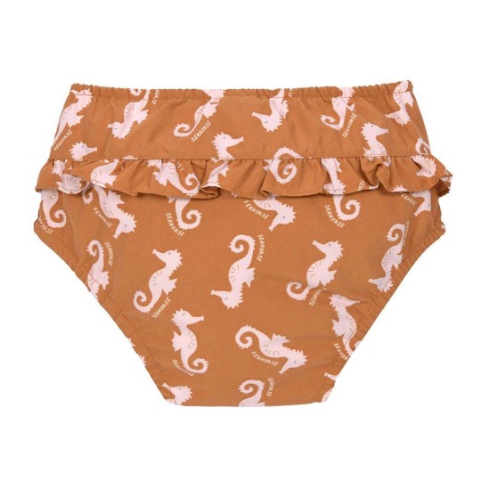 Lässig - Costume contenitivo tg. XL (18-24 mesi) - Colori Lässig: seahorse caramel