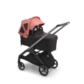 Bugaboo - Cappottina Breezy per Bugaboo Dragonfly - Traspirante e con zanzariera - Colori Bugaboo: Sunrise Red