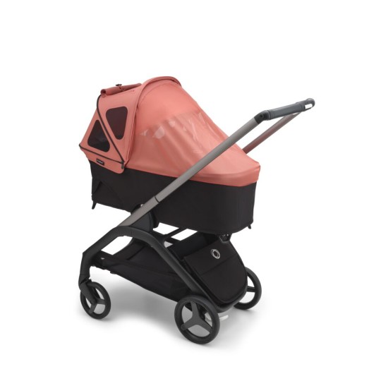 Bugaboo - Cappottina Breezy per Bugaboo Dragonfly - Traspirante e con zanzariera - Colori Bugaboo: Sunrise Red