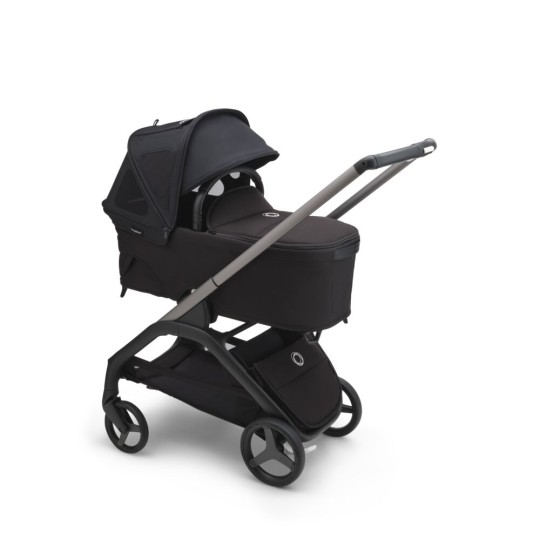 Bugaboo - Cappottina Breezy per Bugaboo Dragonfly - Traspirante e con zanzariera - Colori Bugaboo: Midnight Black