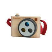 Plan Toys - Fotocamera con obiettivo a colori - Giocattolo in legno