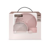 Suavinex - Set svezzamento in silicone - Essence - Colore: Rosa