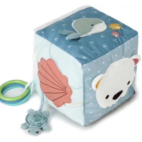 Little Big Friends - Cubo attività morbido - Morbidissimo - Colori Little Big Friends: Ocean