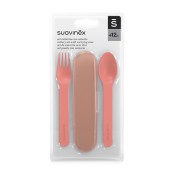 Suavinex - Set PortaPosate - Go Natural - Colore: Rosa