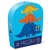 Crocodile Creek - Mini Puzzle 12 pezzi - con scatola - Crocodile Creek: Dino