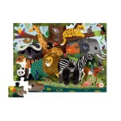 Crocodile Creek - Puzzle 36 pezzi - con scatola - Crocodile Creek: Jungle Friends