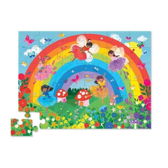 Crocodile Creek - Puzzle 36 pezzi - con scatola - Crocodile Creek: Over The Rainbow