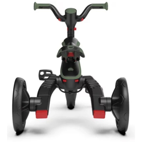 Globber - Explorer 4 in 1 Richiudibile - da triciclo a balance Bike - Colori Globber: Olive