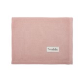 Nannafrufrù - Coperta 100x80cm - 50% Bamboo e 50% Cotone - Colore: Rosa Antico