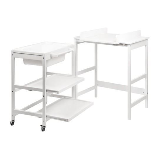 Quax - Mobile fasciatoio con vaschetta - 82x55x91 cm - Versioni Quax: White