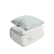 Dili Best - Copripiumino con federa per letto Natural - 100×135cm - Colore: Verde