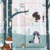 Little Big Friends - Tappeto gioco morbido e reversibile - Colori Little Big Friends: Foresta