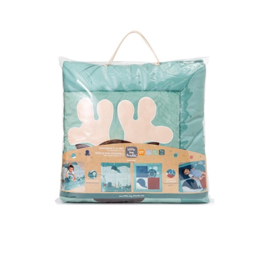 Little Big Friends - Tappeto gioco morbido e reversibile - Colori Little Big Friends: Foresta