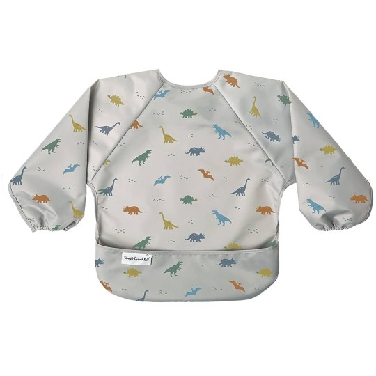 Tiny Twinkle - Bavaglino Grembiule impermeabile con maniche lunghe - 2-4 Anni - Colore: Dino