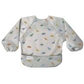 Tiny Twinkle - Bavaglino Grembiule impermeabile con maniche lunghe - 6-24mesi - Colore: Dino