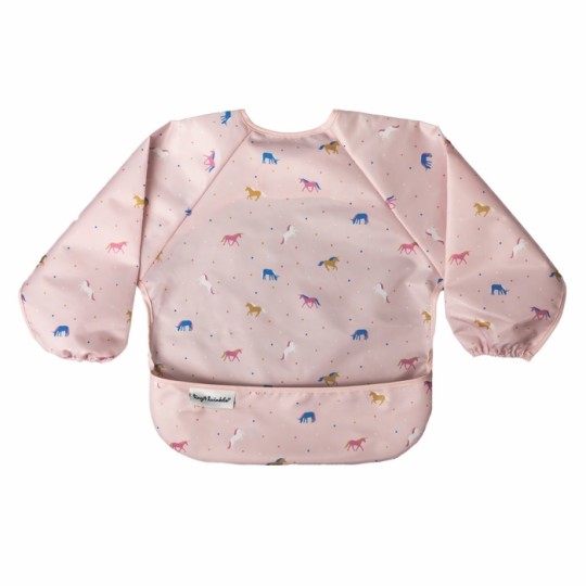 Tiny Twinkle - Bavaglino Grembiule impermeabile con maniche lunghe - 2-4 Anni - Colore: Unicorni