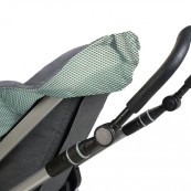 Baby Nest - Sacco per passeggino Mucki Donny Fashion - Colori Baby Nest: Green Hill