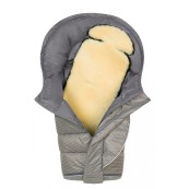 Baby Nest - Sacco passeggino Mucki Lammy Lux - Colori Baby Nest: Sand Grey