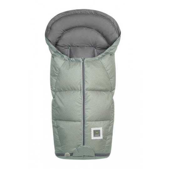 Baby Nest - Sacco per passeggino Mucki Donny Fashion - Colori Baby Nest: Green Hill