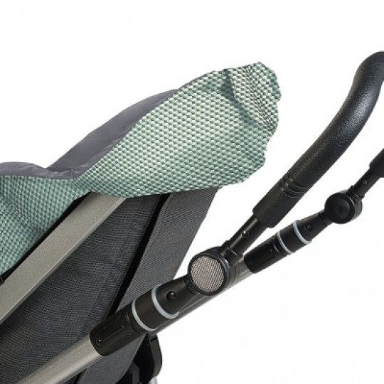 Baby Nest - Sacco per passeggino Mucki Donny Fashion - Colori Baby Nest: Green Hill