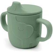 Done by Deer -Tazza Peekaboo - Per imparare a bere - Colore: Verde