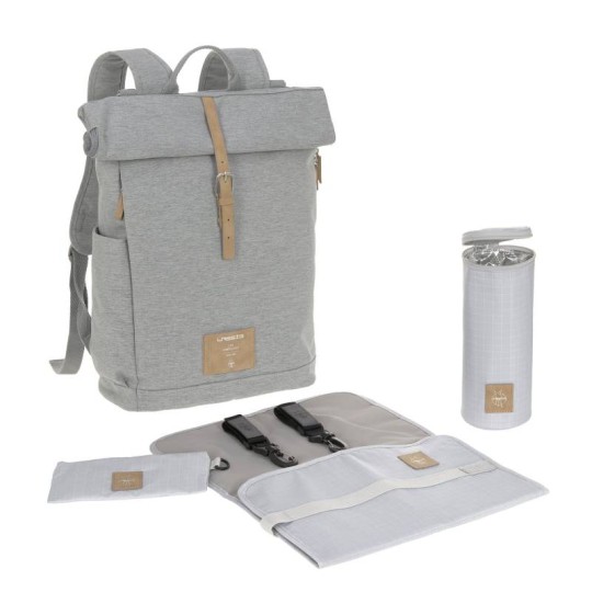 Lässig - Borsa Zaino Rolltop - Colori Lässig: Grey Melange