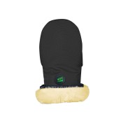 Baby Nest - Muffole Scaldamani con pelo - Colori Baby Nest: Black