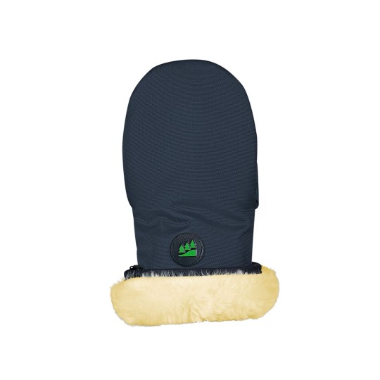 Baby Nest - Muffole Scaldamani con pelo - Colori Baby Nest: Marine