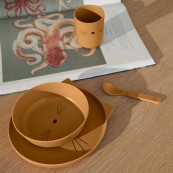 Liewood - Set pappa Brody in plastica - 4pezzi - Colore Liewood: Golden Caramel