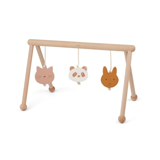 Liewood - Arco giochi per palestrina in legno Ernie - Colore Liewood: Rose