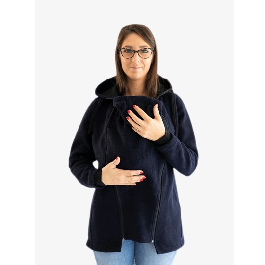 Wear Me - Cappotto 3 in 1 Blu scuro - Idro-repellente e termoregolante in ogni stagione - Taglia: S