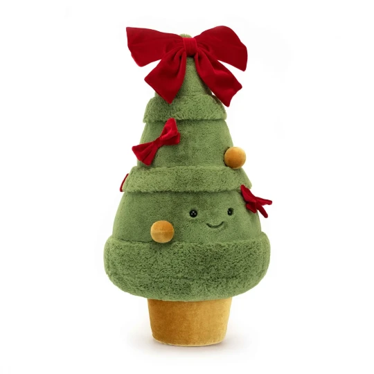 Jellycat - Peluche morbido Albero di Natale addobbato