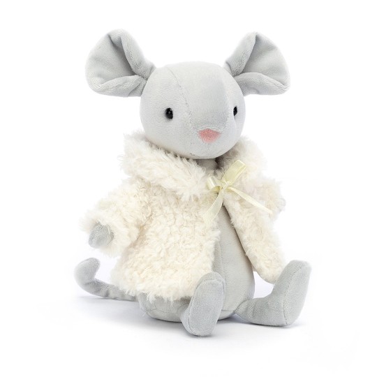 Jellycat - Peluche morbido Bunny con cappotto - Versioni Jellycat: Mouse