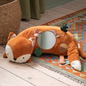 Sebra - Cuscino morbido con attività per Tummy time - Sparky La volpo - Dalla nascita