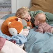 Sebra - Cuscino morbido con attività per Tummy time - Sparky La volpo - Dalla nascita